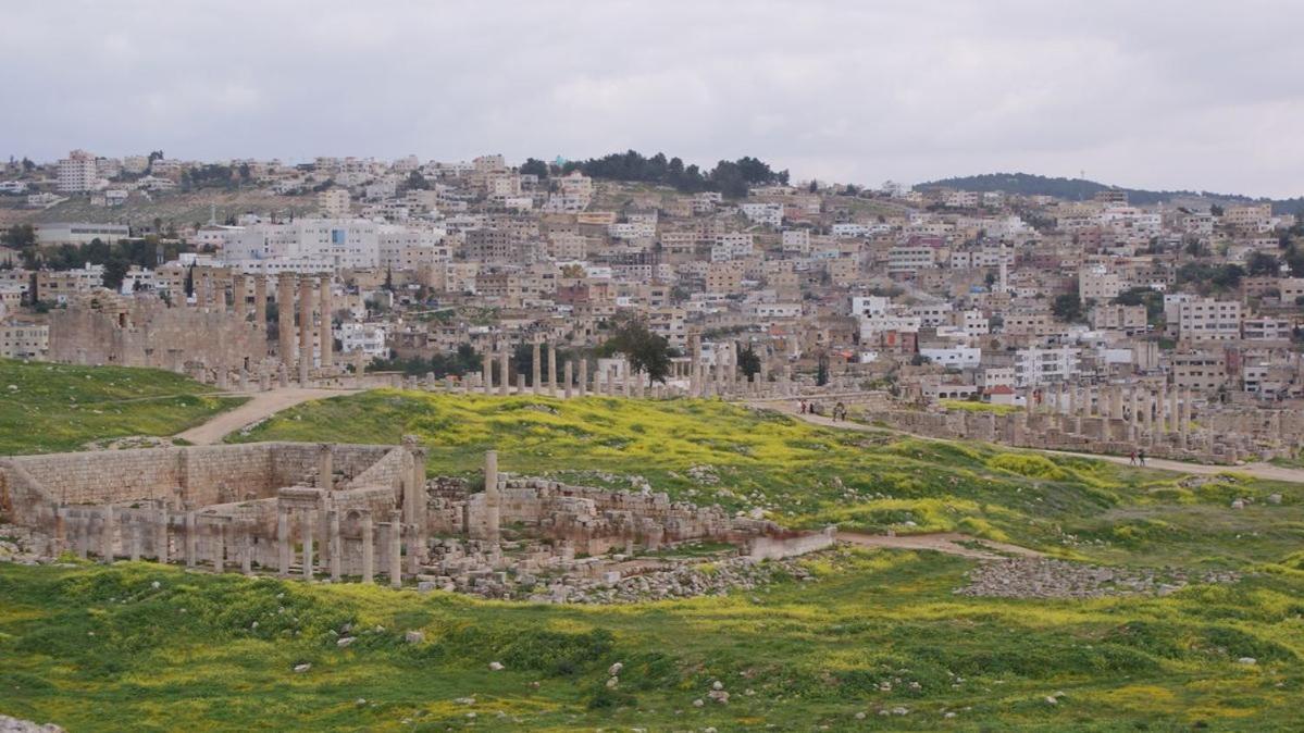 제라시 Full Panorama Jerash B&B 외부 사진